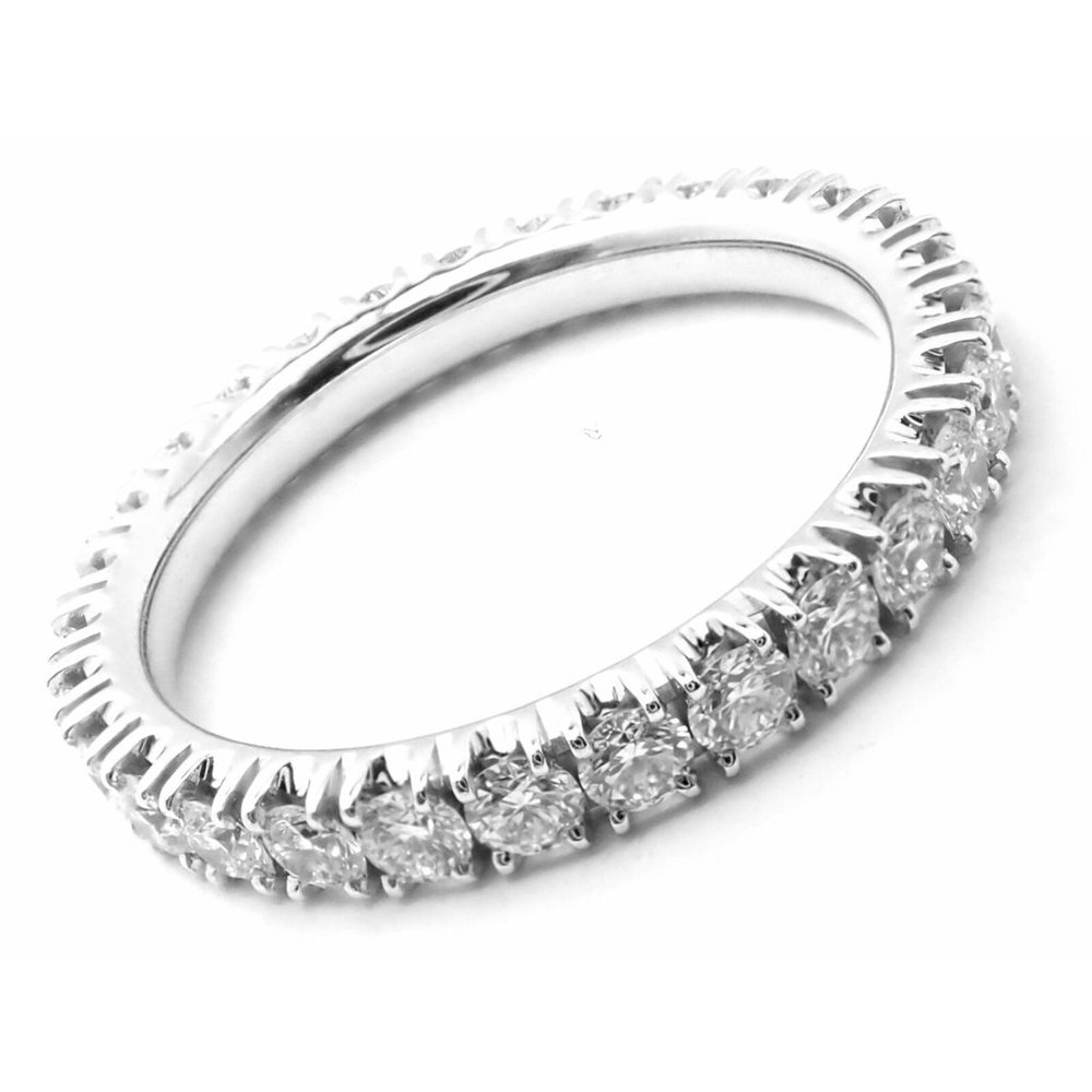 Cartier Étincelle De Cartier Platinum Diamond Eternity Band Ring Size 51 US 5.75